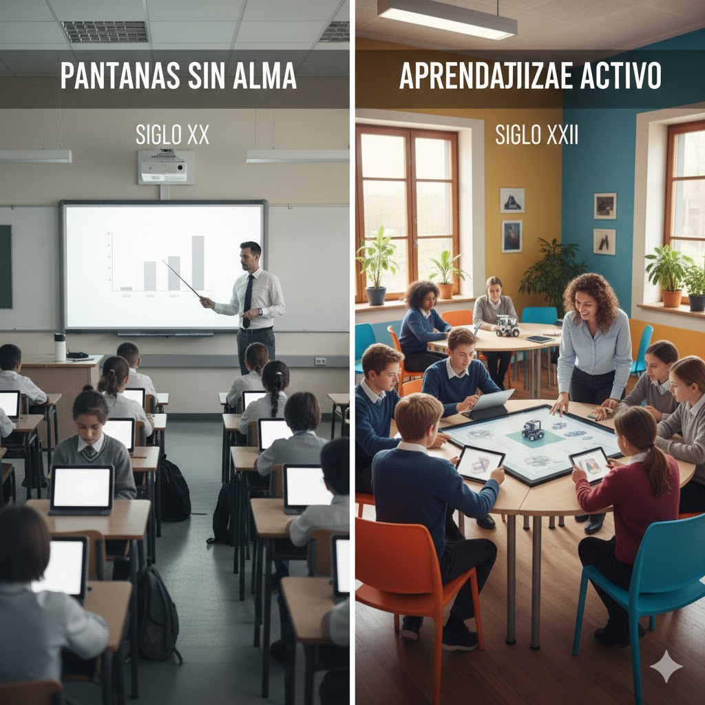 Transformación de un aula tradicional